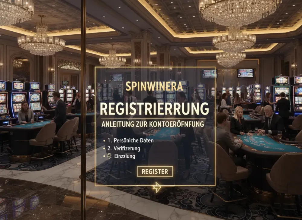 Spinwinera registrierung Anleitung zur Kontoeröffnung